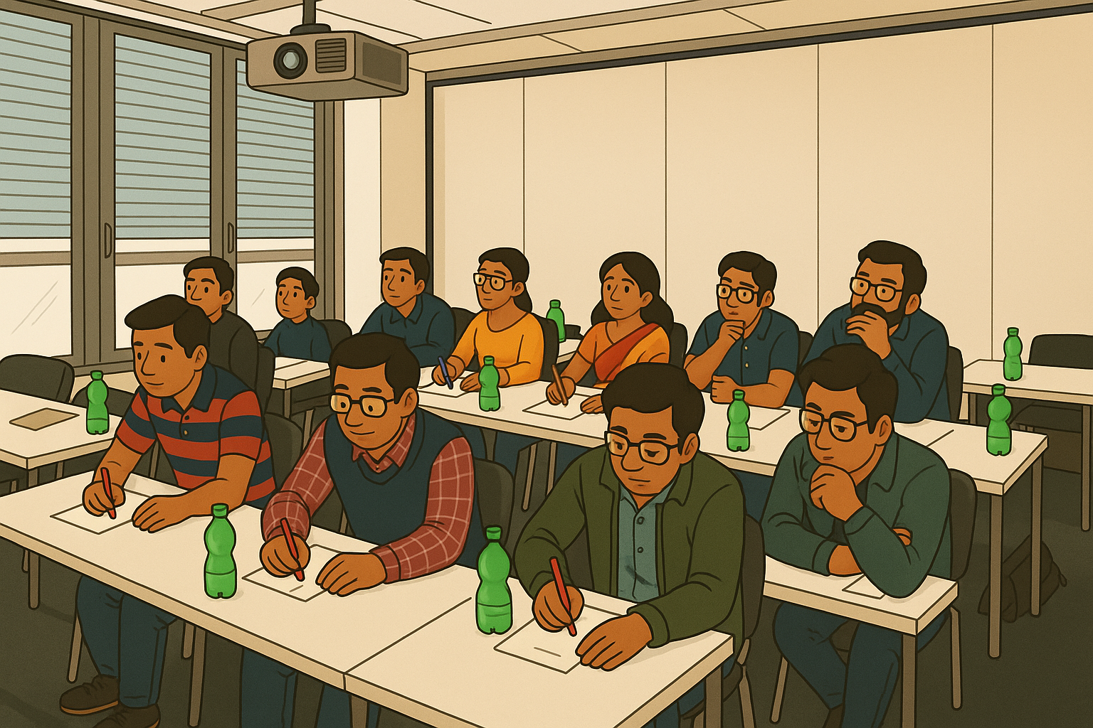 Expats attend German Sherpa Financial Planning Session