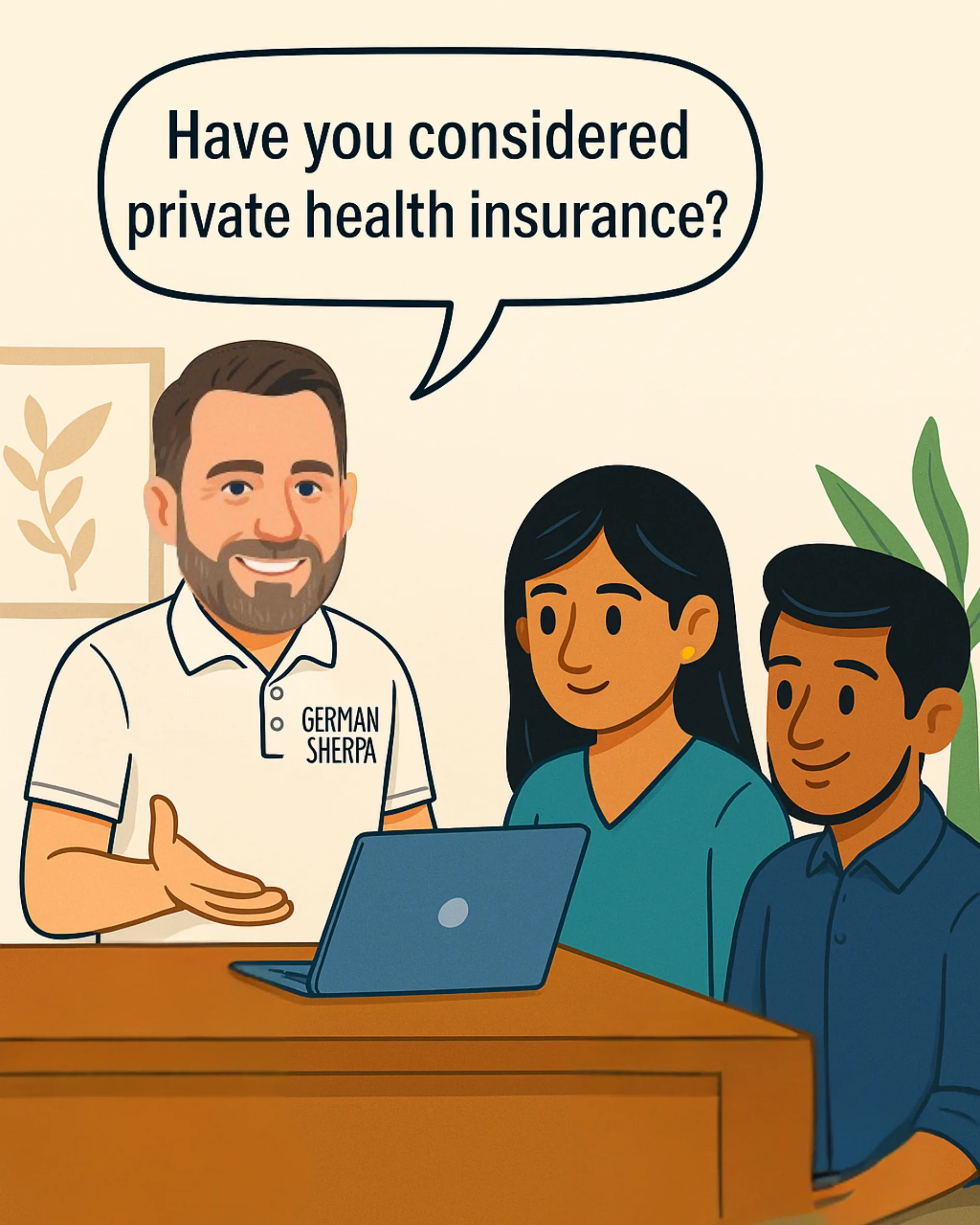 German Private Insurance consultation by Marcel Plum - German Sherpa
