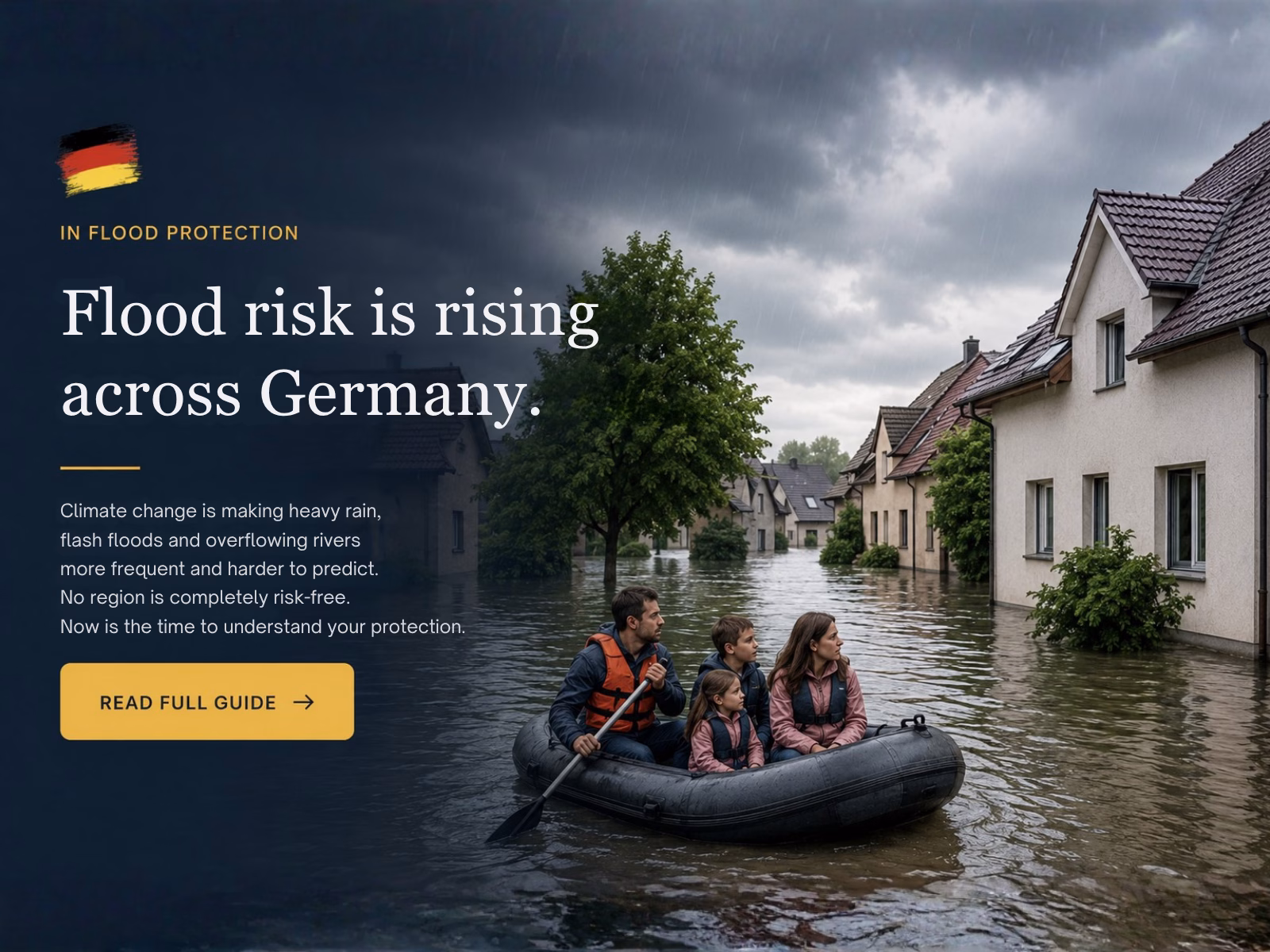German Sherpa - Flood risk is rising across Germany.