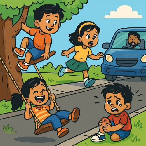 You never know what they will do next - Accident Insurance for Kids in Germany